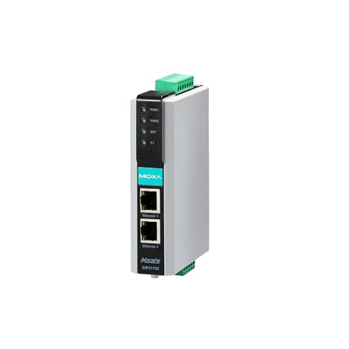 MOXA MGate EIP3170 Puerta de enlace 1 puerto DF1 a EtherNet/IP, temperatura de operación 0 a 55°C miniatura 2