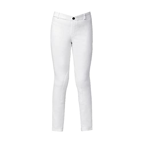 Pantalon d'équitation enfant unisexe coton stretch confortable pour garçon et fille