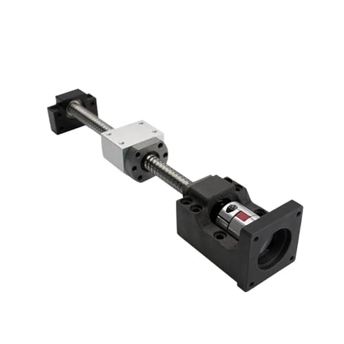 Metal Ball Screw nut end Processing Ball Screw SFU1204 Kit 550-1000mm C7 Dia12mm Pitch 4mm with Single Ball Nut +BF10+HM10-57+DSG12H+Coupler(550mm)