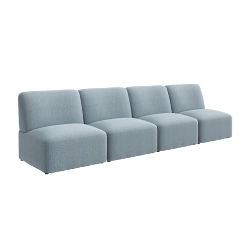Bush Business Furniture Modular 4 Seater Sectional Lounge Sofa, Guest