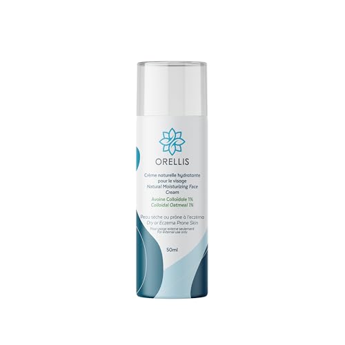 ORELLIS Natural Face Cream with Organic Colloidal Oatmeal, Calendula, Propolis for Dry Skin and...