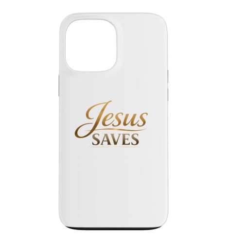 Jesus Saves Christian Gospel Faith Hope �F�� ���p�A�[�g �X�}�z�P�[�X iPhone 13 Pro Max �p