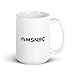 MSNBC Morning Joe Logo Ceramic Mug, White 15 oz - Official Mug As Seen On with Joe Scarborough, Mika Brzezinski and Willie Geist