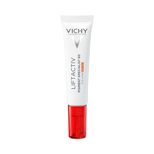 Vichy Liftactiv Pigment Specialist B3, Contorno Occhi SPF50+, Occhiaie Ridotte e Contorno Occhi più Uniforme, Anti-Macchie Pigmentarie, Arricchito con Melasyl e Niacinamide, 15 ml