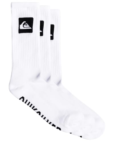 Quiksilver Quik Men's Casual Socks, Assorted Colours, One Size, White, Taille unique
