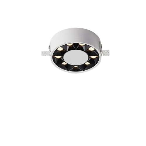 Focos LED empotrables sin borde para salones modernos con luz neutra