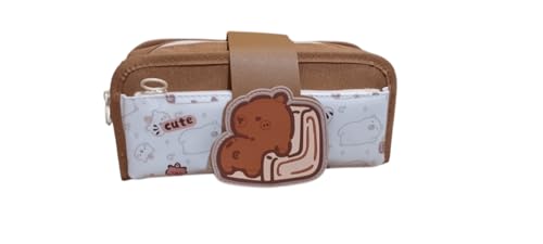 Estojo Escolar Capivara (marrom)