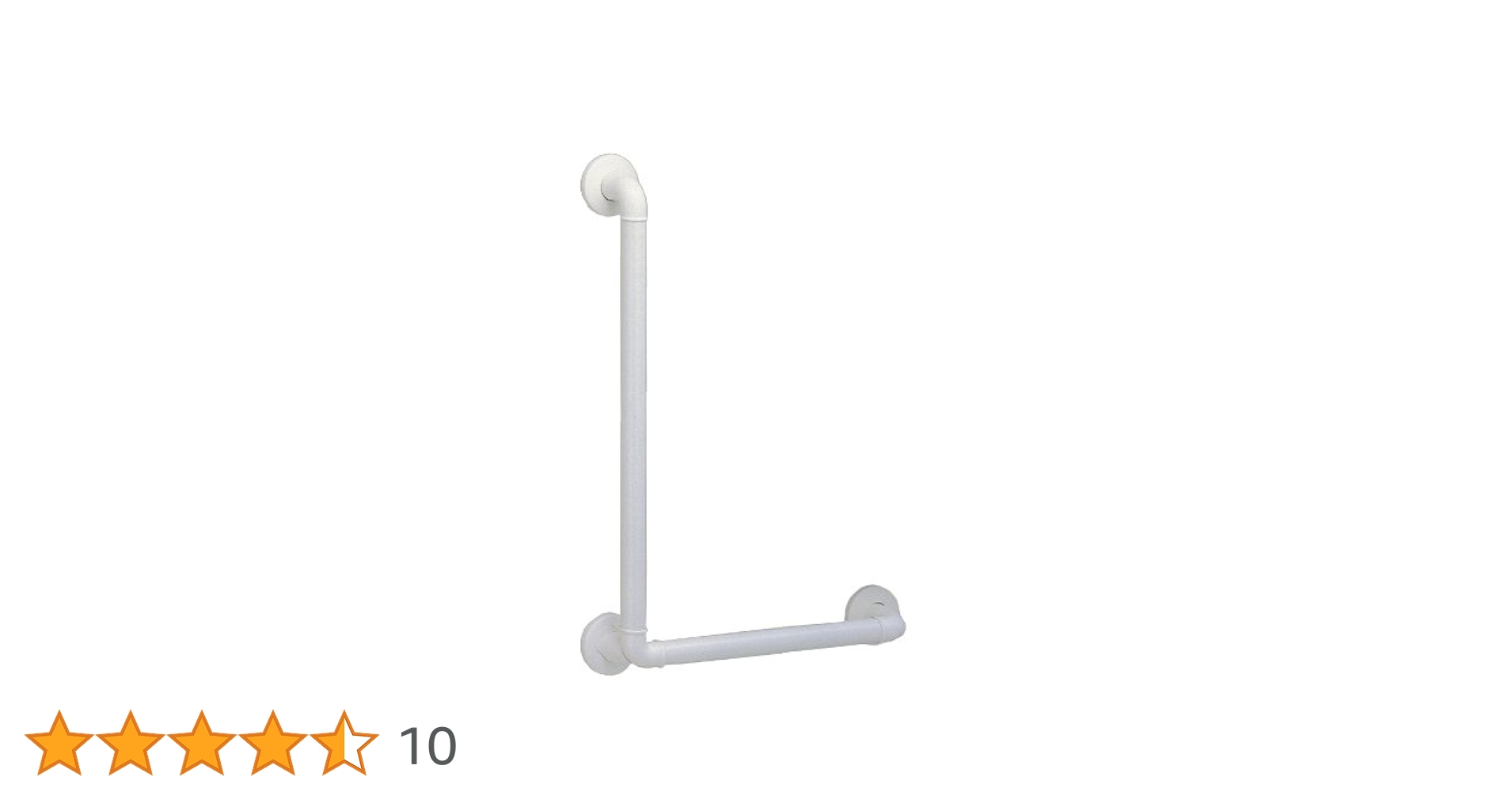 Amazon.co.jp: シロクマ どこでも手すりL形 600×600 アイボリ BR