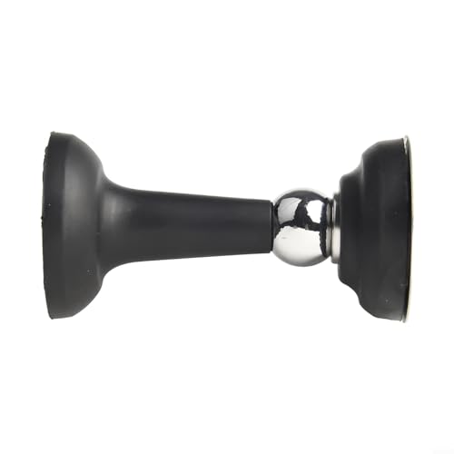 Tope magnético para puerta con fuerte succión, protector de suelo y pared de silicona para varias puertas, instalación con taladro, color negro, gris, blanco o negro