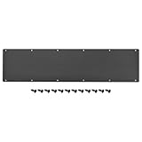 Home and Garden Parts 8 x 34 Inches Aluminum Door Kick Plate for Exterior Front Door Black #CN/251024/12063