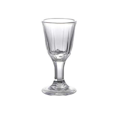 HWJFDC Verre Shooter Lot de 6 Verres à Liqueur de 10 ML, Petite capacité, Verre à spiritueux, gobelet, Distributeur de vin, Verres Transparents(10ml-type1)