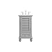 Elegant Decor 19 inch Single Bathroom Vanity in Grey