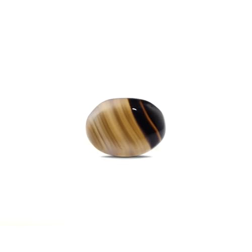Agate du Botswana naturelle ovale de 6.8 carats, l'âme de la Terre pour vos bijoux