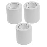 NIYANGLE 3 rollos Rodapié Adhesivo Flexible de PVC Molde Autoadhesivo Resistente y Fácil Instalación para Pared Lisa Decoración Moderna de Zócalo Dormitorio Balcón y Pasillo