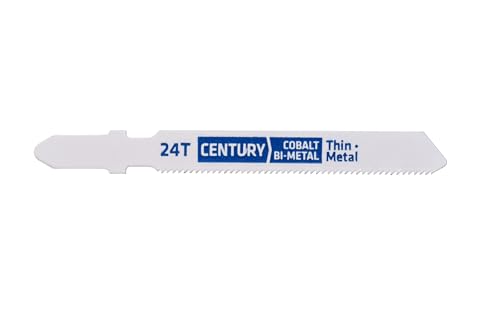 Century Drill & Tool 6268 Bi-Metal Jigsaw Blade, 24T Tang Shank