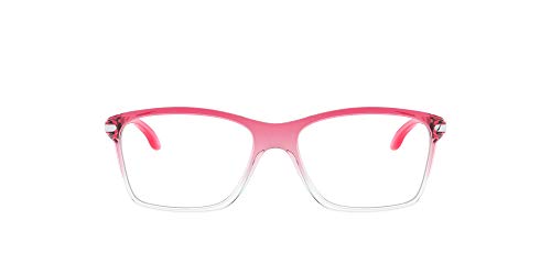 Image of Oakley Youth Unisex Kids OY8010 Cartwheel Rectangular Prescription Eyewear Frames, Polished Clear /Demo Lens
