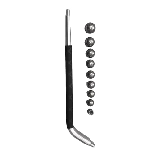 YIBAISI Sax Repair Kit Saxophone Dent Repair Tool with Metal Ball Wind Instrument Maintenance Tools Set Sax Neck Repairing Tool, As Pictures Shown - Thumbnail 7