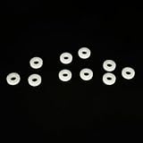 Gracilaria 10PCS RC Boat Drive Shaft Spacer Gasket Motor Shaft Plastic Washer Gasket Sleeve for RC Boat Ship DIY Model Toy Spare Parts (4.76x10x2mm)