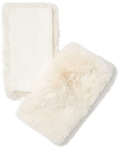 Loft Ann Taylor Women's Faux Fur Pull-Through Stole Scarf