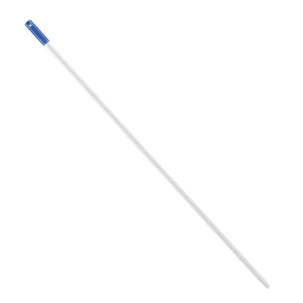 4 Stück Hygoclean Besenstiel | Carbon, weiß-blau, L: 140cm, Besenstiel, Teleskopstiel, Ersatzstiel
