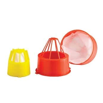 SS-3018 Dri-Gauze Cap Liner, for 300 mL Flasks; 5/Pk