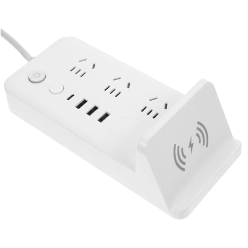 Regleta con carga inalámbrica multifuncional y puertos USB DIYEAH