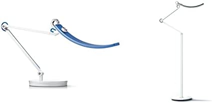 BenQ e-Reading LED Desk Lamp -World's First Desk Lamp -Perfect Blue & e-Reading LED Floor Lamp Warm/Cool White LED Floor Lamp, Silver, Model: AR15_D Floor Silver