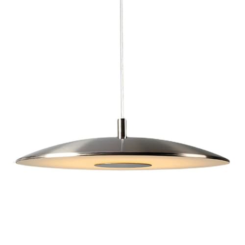 Luminaire semi-circulaire moderne et suspension réglable en fer pour entrée