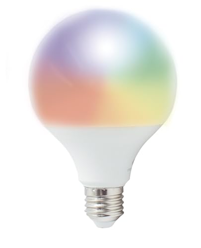 energeeks - Bombilla Inteligente LED - Multicolor RGB - Casquillo E27-11W - 1055 Lúmenes - Temperatura Ajustable - WiFi + Bluetooth - Compatible con Alexa y Google