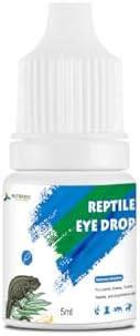 Reptile Eye Drops | Gentle Eye Cleanser for Bearded Dragons, Turt...
