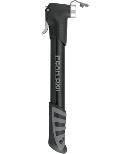 Mini pompe Topeak Peak DX II idéale pour vos sorties VTT et rando