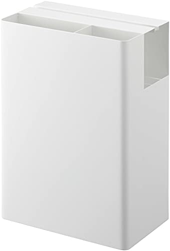 Yamazaki 5516 Cleaner Tool Organizer, White, Approx. W 7.9 x D 4.7 x H 11.0 inches (20 x 12 x 28 cm), Tower, Clean Up Tools, Excellent Storage