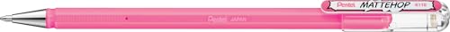 Bolígrafo Roller Gel Pentel MatteHop Punta 1.0mm Rosa Claro Pack 12 miniatura 2