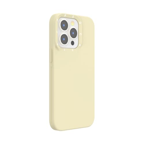 Image of PopSockets iPhone 13 Pro Phone Case with MagSafe, Wireless Charging Compatible, Yellow - Mist