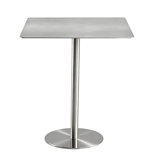 Table de bar en acier inoxydable stable pour maximiser l'espace des petits cafés - 2