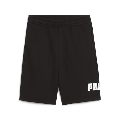 PUMA Jungen ESS No. 1 Logo Shorts TR B Gestrickte Shorts, PUMA Black,