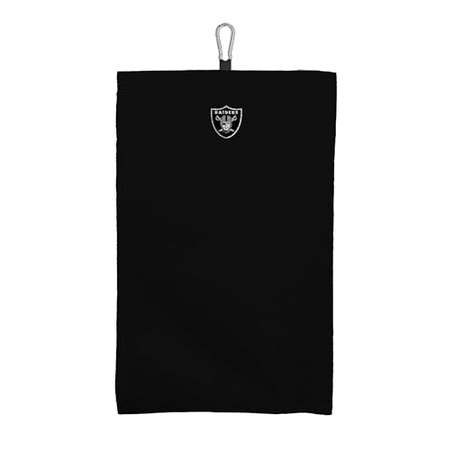 Northwest Las Vegas Raiders NFL Team Logo Micro Fiber Tri-Fold Golf Towel 16 x 24 Inches