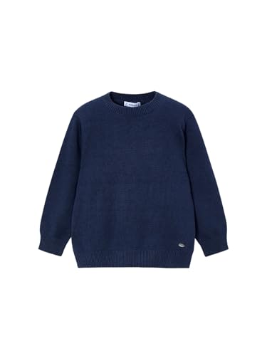 Mayoral Basic Crew Neck Jumper for Boys Blue