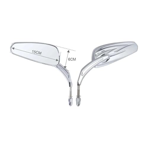 Espejo retrovisor de manillar para Harley-Davidson Iron 883 en acabado cromo Premium 3