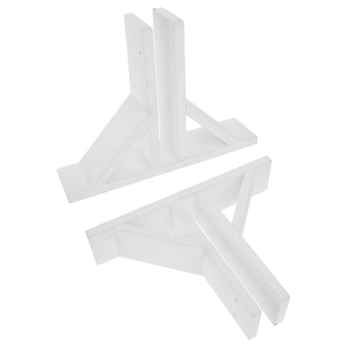 Support de base pour clôture en bois blanc Cabilock anti-basculement jardin extérieur