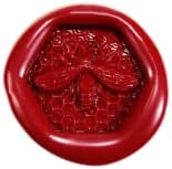 3D Bee Wax Seal Stamp with Vintage Wooden Handle for Envelopes Wedding Bottle, Sealing Wax Stamps with Deep-Relief Patterns Beeswax Wrap (Stamp+Handle)