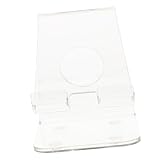 FONDOTIN Transparenter Acryl Handyhalter Ständer Mobiltelefon Displayständer Stabil Praktisch Für Büro Zuhause Shop Ladentheke