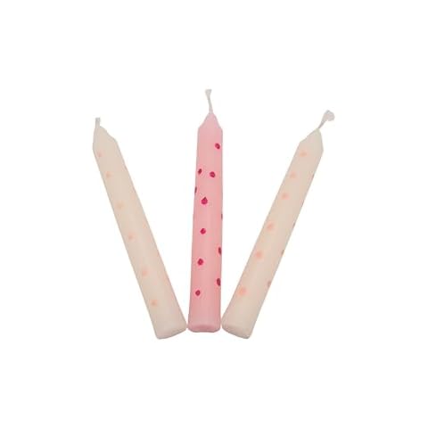 Goki Pink Polka Dot Birthday Candles Pack Cover