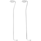 Lurrose 2 Stück Manuelle Zitronenpresse aus Edelstahl mit Rührstäbchen für Zuhause und Einkaufszentren Vielseitig Einsetzbar für Orangen und Wassermelonensaft Wiederverwendbar