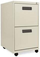 Two-Drawer Metal Pedestal File - Putty