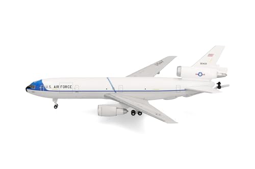 Avión KC-10 Extender herpa 1:500 USAF modelo en miniatura coleccionable sin base 2