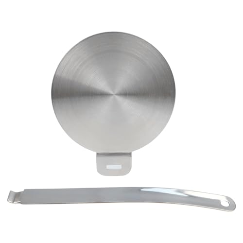 Besttoolifes Placa difusora de calor de acero inoxidable, transferencia de calor eficiente, para...