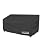 ULTCOVER Patio Furniture Sofa Cover 74W x 35D x 35H inch Waterproof Outdoor 3-Seater Couch Cover, Black