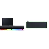 Razer Leviathan V2 - PC-Gaming-Soundbar Schwarz & Goliathus Extended Chroma - Extra große weiche XXL Gaming Maus-Matte mit RGB Beleuchtung Schwarz