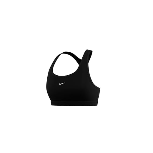 Nike DX6817-010 W NK SWSH LGT SPT Bra Sports Bra Mujer Black/White Tamaño M
